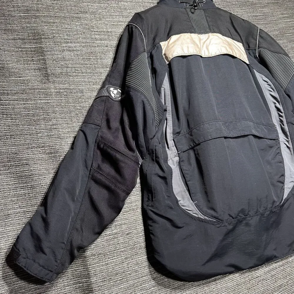 Thor Ride 2 Jacket Men's XL Black Vintage Full Zip Y2K Motocross Lining